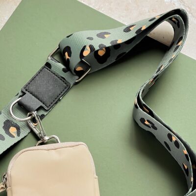 Taschenriemen - Khaki Leopard