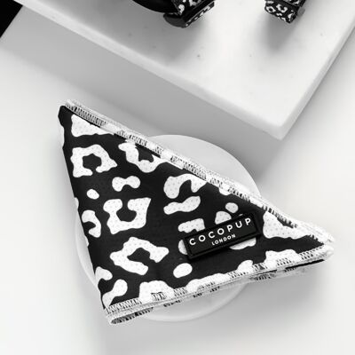 Bandana leopardata nera