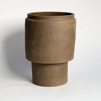 Banzai Vase nu | céramique | cache-pot |wabi sabi | Argile 1