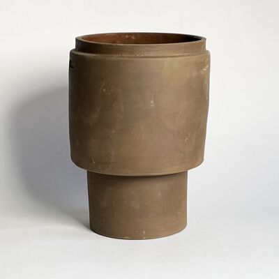Banzai Vase Naked |ceramic | plant pot |wabi sabi | Clay