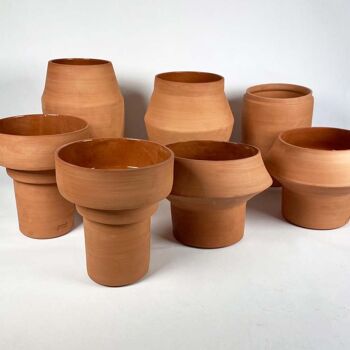 Banzai Vase nu | céramique | cache-pot |wabi sabi | Argile 5