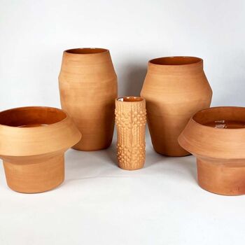 Banzai Vase nu | céramique | cache-pot |wabi sabi | Argile 9