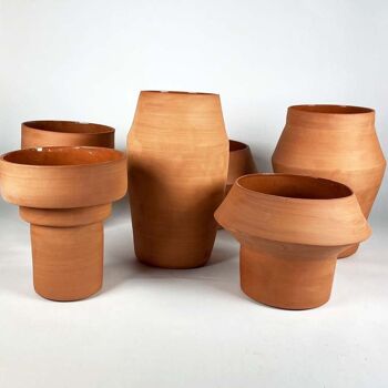 Banzai Vase nu | céramique | cache-pot |wabi sabi | Argile 14