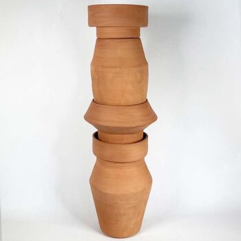 Banzai Vase nu | céramique | cache-pot |wabi sabi | Argile 22