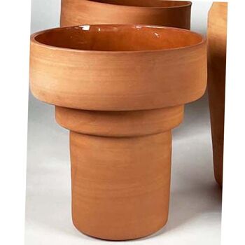 Banzai Vase nu | céramique | cache-pot |wabi sabi | Argile 24