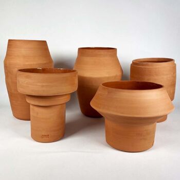 Banzai Vase nu | céramique | cache-pot |wabi sabi | Argile 28