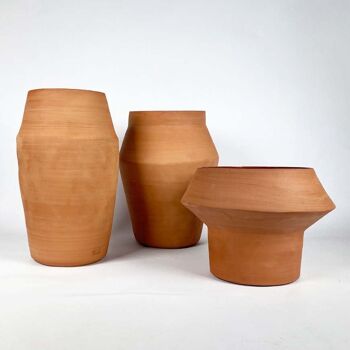 Banzai Vase nu | céramique | cache-pot |wabi sabi | Argile 12