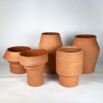 Banzai Vase nu | céramique | cache-pot |wabi sabi | Argile 23