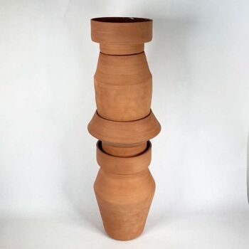 Banzai Vase nu | céramique | cache-pot |wabi sabi | Argile 25