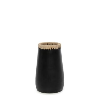 Le Vase Sneaky - Noir Naturel - S 1