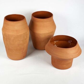 Vase Makua | Nu | Wabi Sabi | Céramique | Fait à la main | argile 10