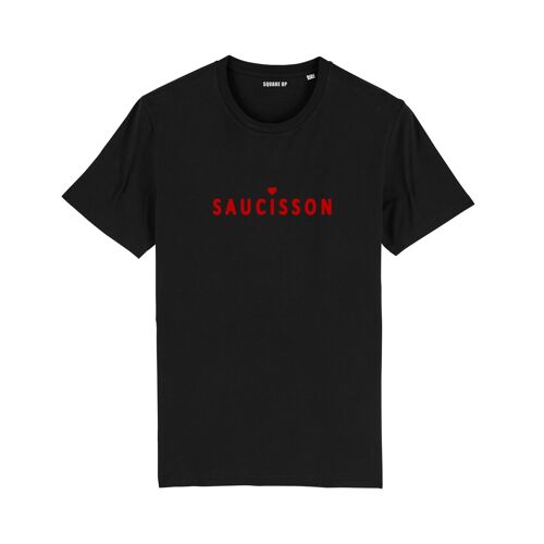 T-shirt "Saucisson" - Homme - Couleur Noir