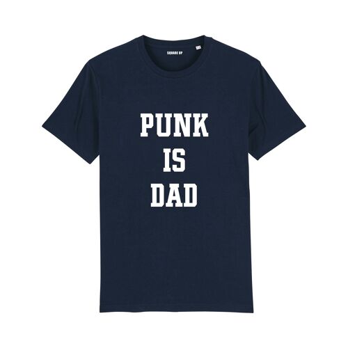 T-shirt "Punk is dad" - Homme - Couleur Bleu Marine