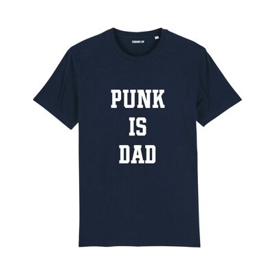 "Punk is dad" T-shirt - Men - Color Navy Blue