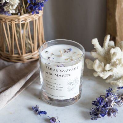 Wildflower & Sea air Scented candle essential collection