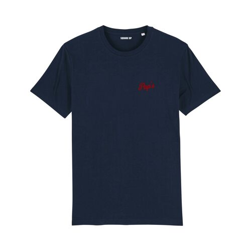 T-shirt "Pap's" - Homme - Couleur Bleu Marine