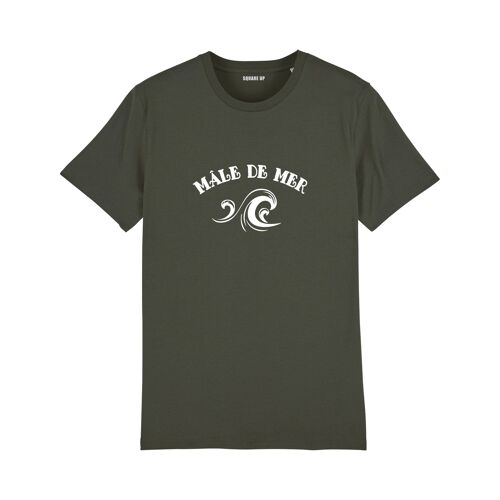 T-shirt "Mâle de mer" - Homme - Couleur Kaki