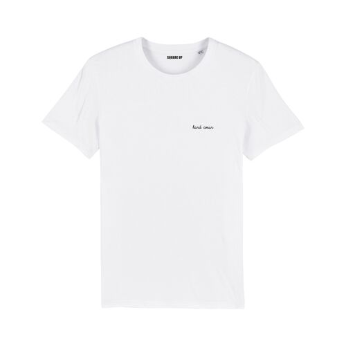 T-shirt "Hard coeur" - Homme - Couleur Blanc