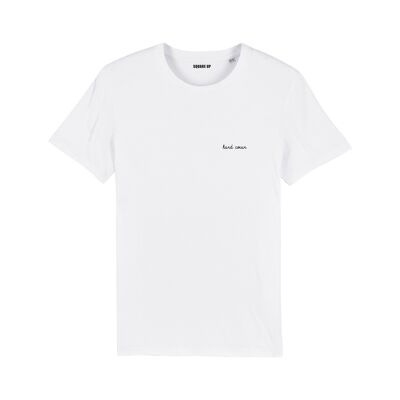 T-Shirt "Hartes Herz" - Herren - Farbe Weiß