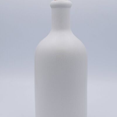 Stoneware Bottle - Matt White