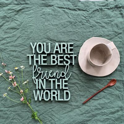 You are the best friend in the world - Gr. M