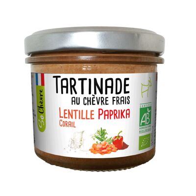 FRESH GOAT LENTIL CORAL PAPRIKA SPREAD