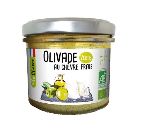 Olivade verte au chevre frais