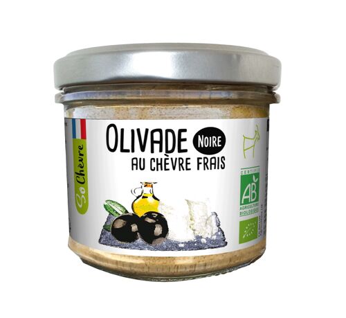 Olivade noire au chevre frais