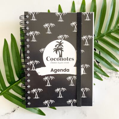 Agenda semainier – palmier blanc