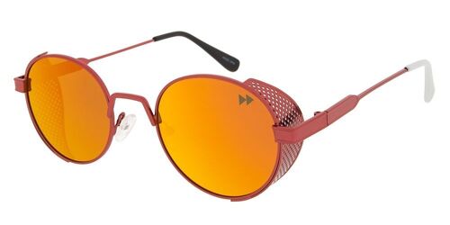 ROSWELL Premium - Red Frame with Polarized Red Mirror Lenses