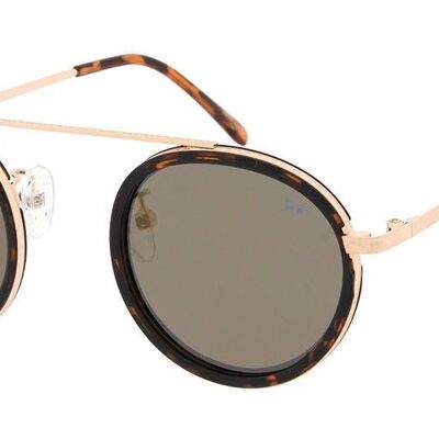 OCEAN Premium - Tortoise Frame with Mirrored Polarised Lenses