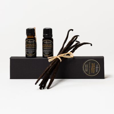 Discovery Box - 2 vanilla pods and 2 bottles - in Box