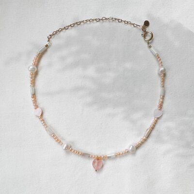 Collier "L'amour est partout" or