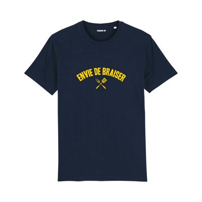 "Envy to braise" T-shirt - Men - Color Navy Blue