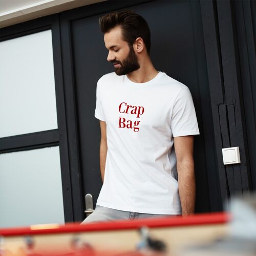 T-shirt "Crap Bag" - Homme - Couleur Blanc