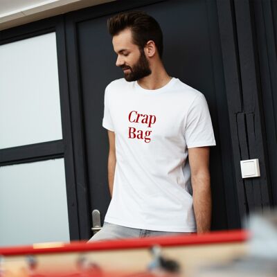 T-Shirt "Crap Bag" - Herren - Farbe Weiß