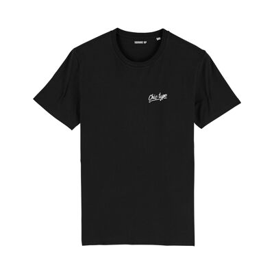 Camiseta "Tipo Chic" - Hombre - Color Negro