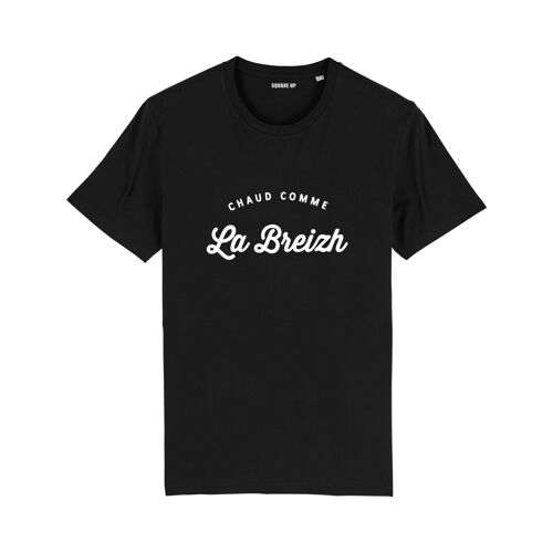 T-shirt "Chaud comme la Breizh" - Homme - Couleur Noir