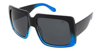 EVE Premium - Monture noire et bleue avec verres polarisés gris 1