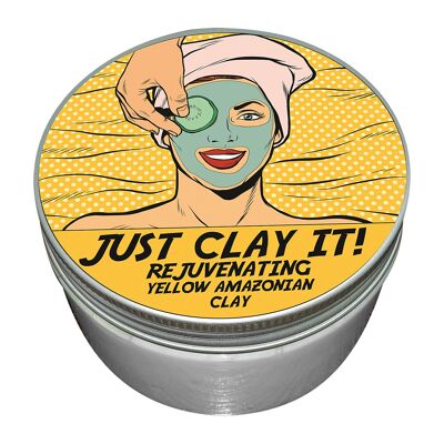 EcoU Just clay it Yellow facemask