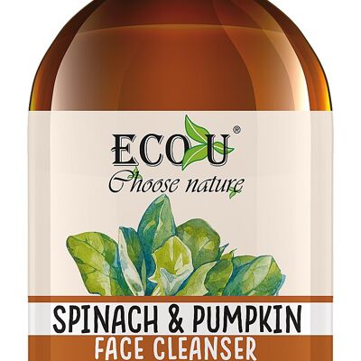 EcoU Spinach&Pumpkin face cleanser