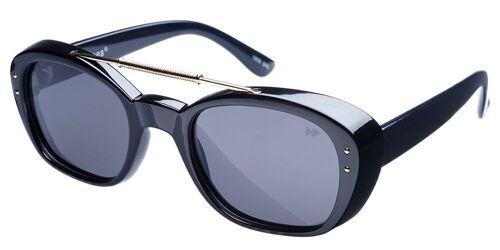 SPUTNIK Premium - Black & Gold Frame with Grey Polarised Lenses