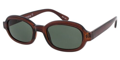 HELLA - Brown Frame with Green Lenses