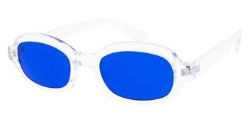 HELLA - Monture transparente avec verres bleu foncé 1