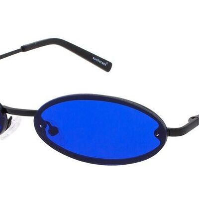 STEN - Montura negra con lentes azul oscuro
