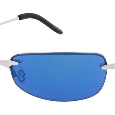 FLEMMING - Silver Frame with Light Blue Lenses