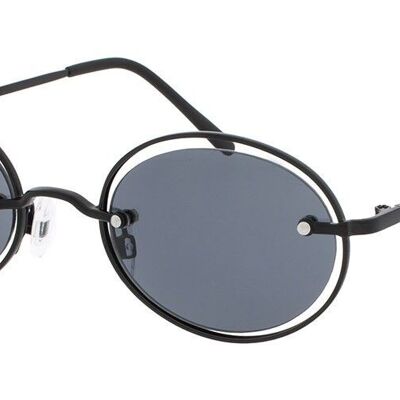 OSVALD - Matt Black Frame with Grey Lenses