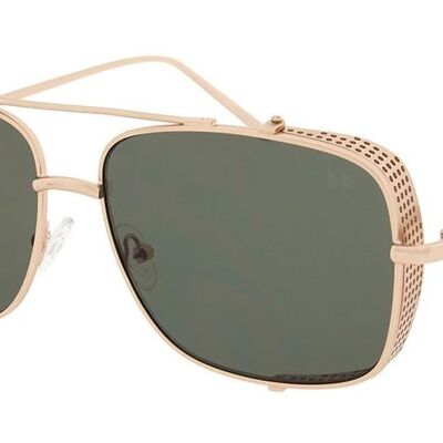 URBAN - Montura de oro claro con lentes verdes