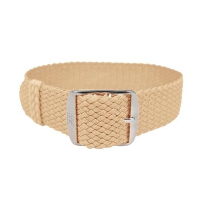 Bracelet Beige Sable - Argent