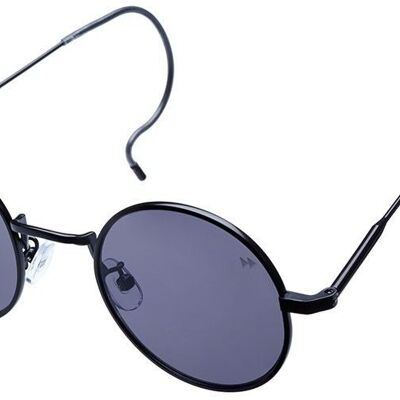 YAMOTO - Matt Black Frame with Light Mirrored Grey Lenses